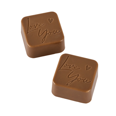 Forma do pralin kwadratowych love you 21MA1078 275x175x26 mm 24 gniazda