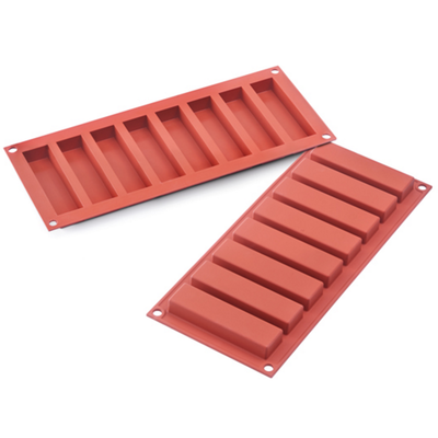 silikomart | SF004 Moule en silicone pour monoportions SEMISFERA, anti-adhérent, 8 cavités, Lot